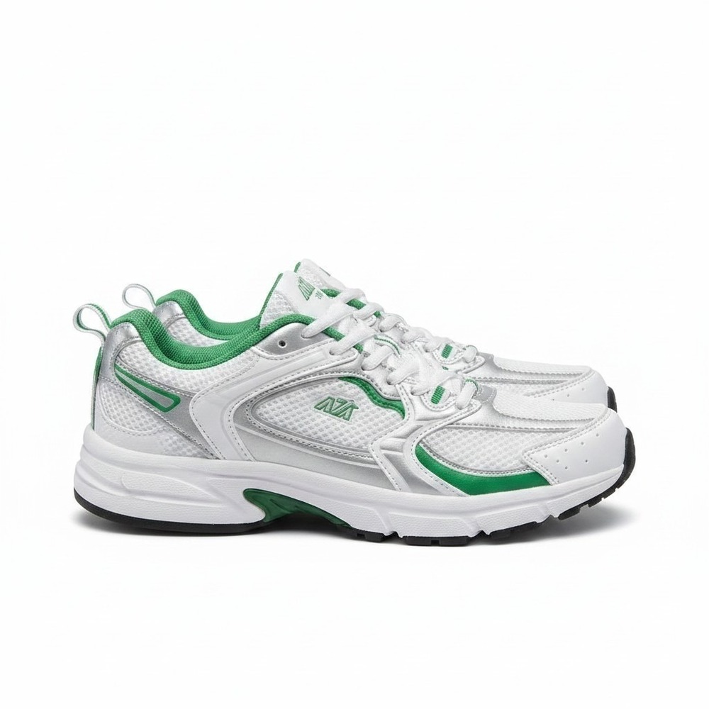 *New* Avia 5000 Performance Sneakers For Women Size 8.5 8 1/2 Wide  White Green